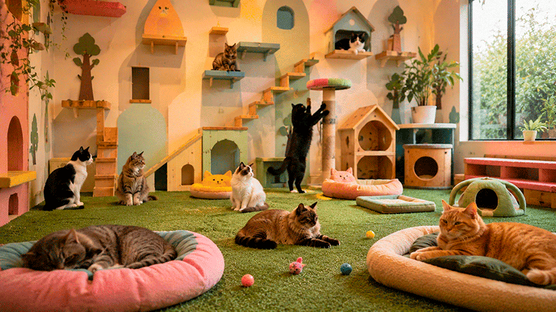 Hotel guardería para gatos en Pereira y Dosquebradas espacio tranquilo y seguro