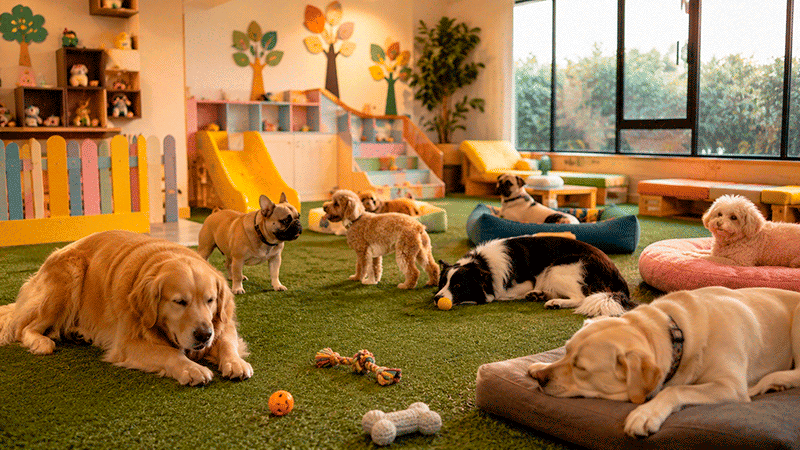 Hotel guardería para perros en Pereira y Dosquebradas zona de descanso